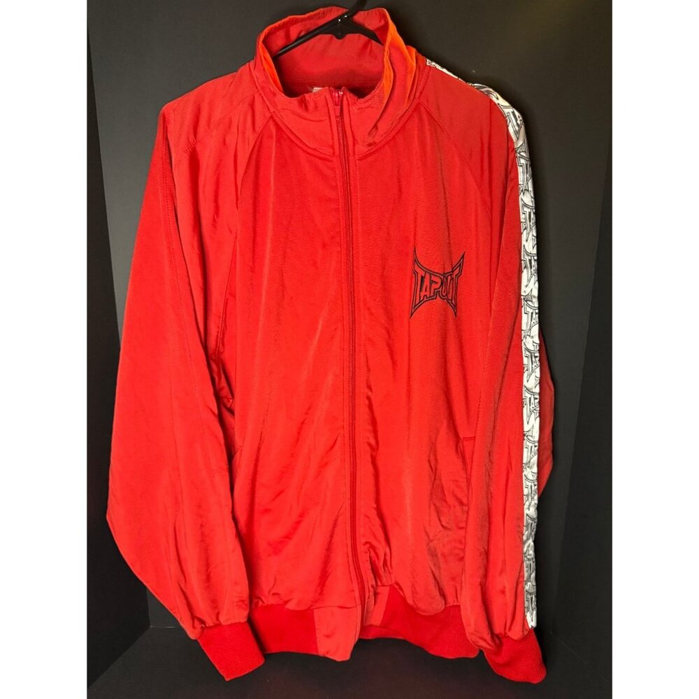 Vtg Tapout Track Jacket Mens XL MMA Mixed Martial Arts Y2K